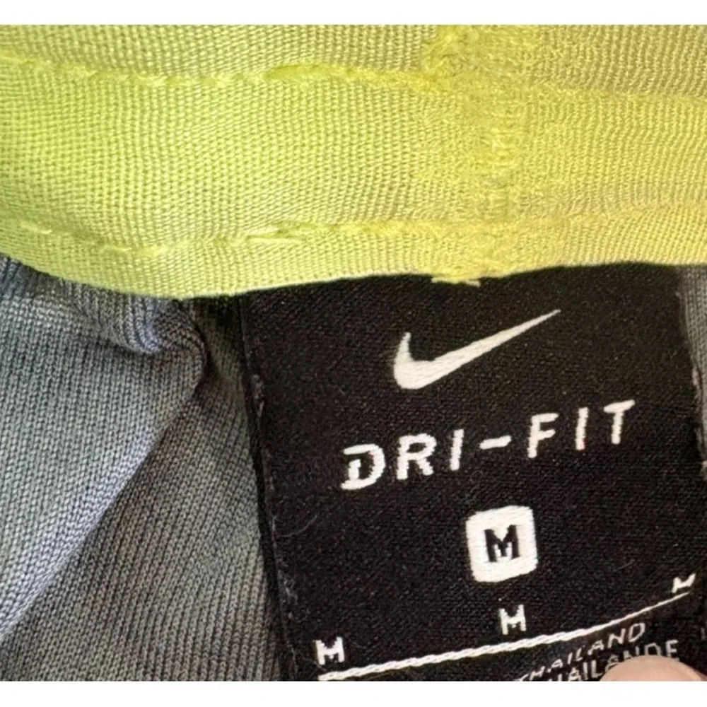 Nike Athletic Mesh Shorts Spandex Lining Lime Green DRI-FIT Youth Size Medium M